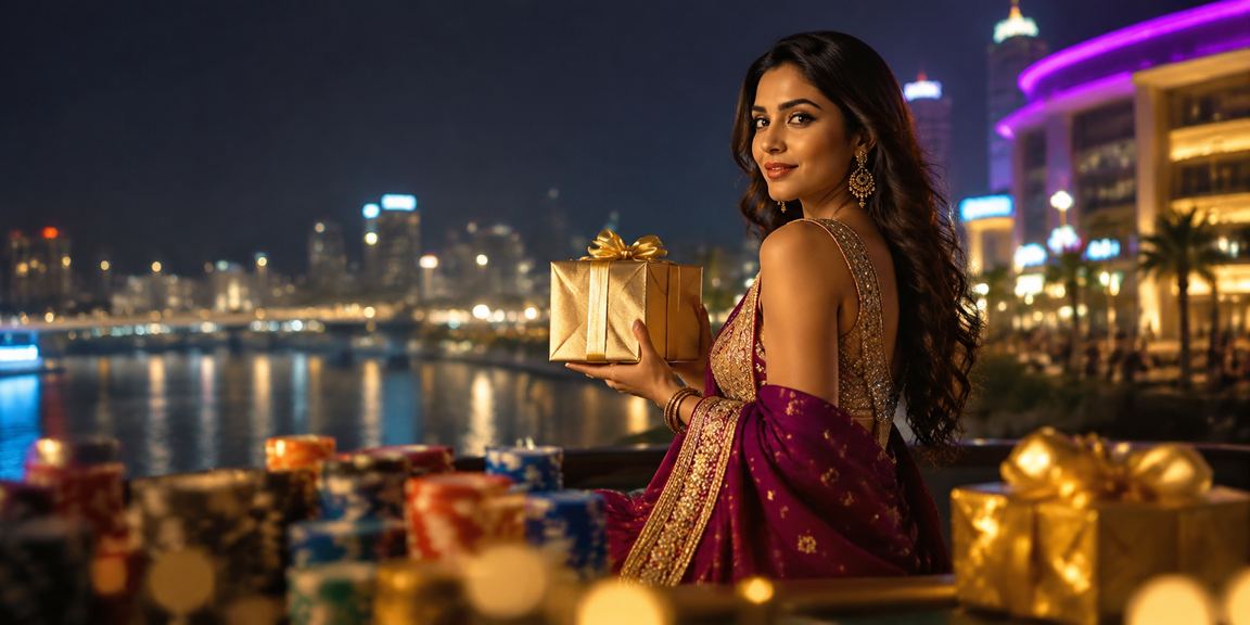 Online Teen Patti gameplay on a digital table with chips and cards